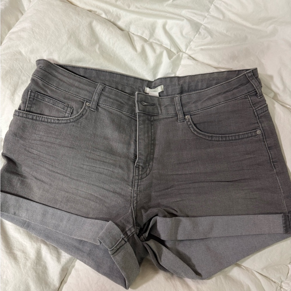 H&M Charcoal Gray Women’s Jean Shorts